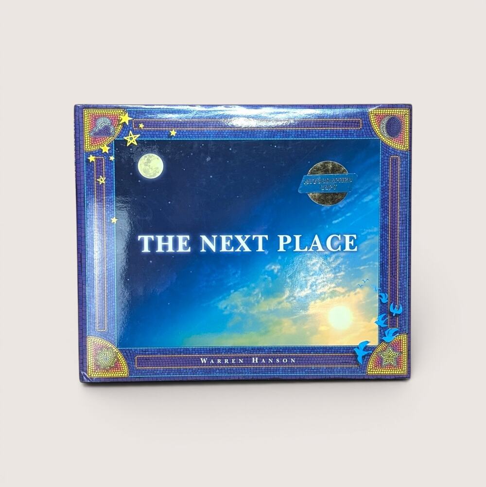 1997 The Next Place Book Warren Hanson Hardcover Book Signed